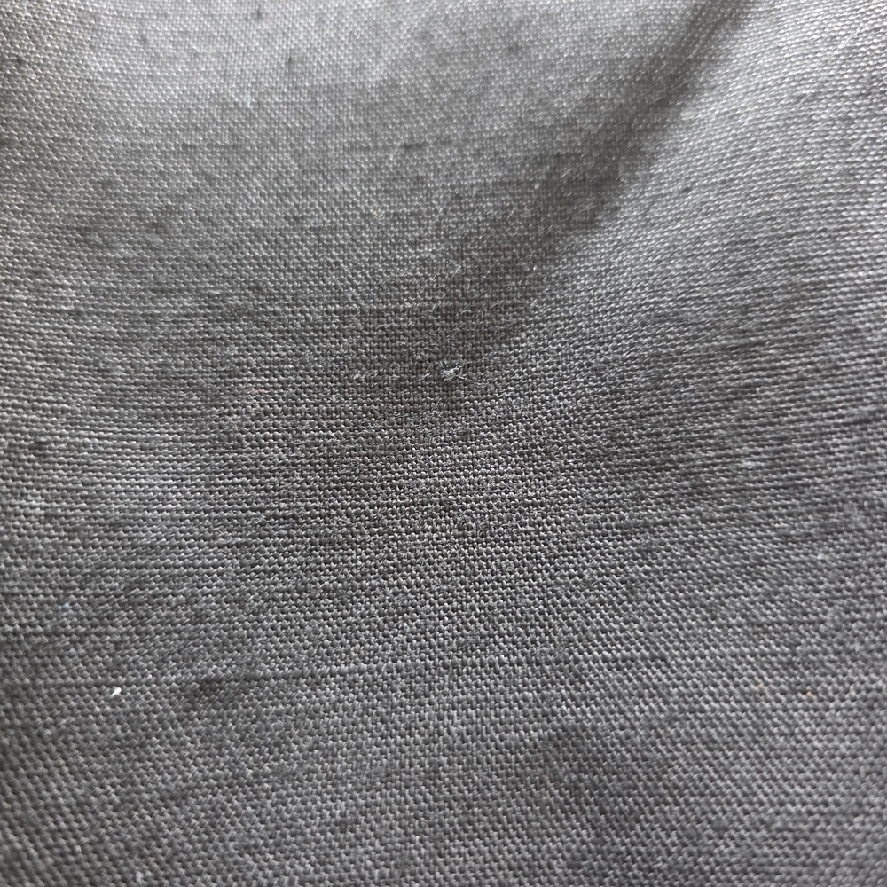 Albert Nipon x Saks Fifth Avenue Vintage Black Midi Dress - Silk/Linen - Size 4 - Picture 7 of 7